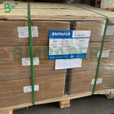 Kertas Pembungkus Jerami 26gsm 28gsm Kekuatan Tinggi Ramah Lingkungan 32MM