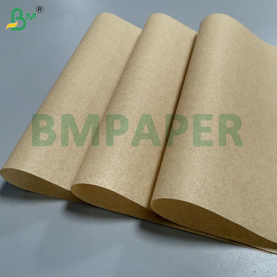 40gm Kit 7 Unbleached Greaseproof Paper Rolls Untuk Fast Food Packaging 350mm 635mm 916mm