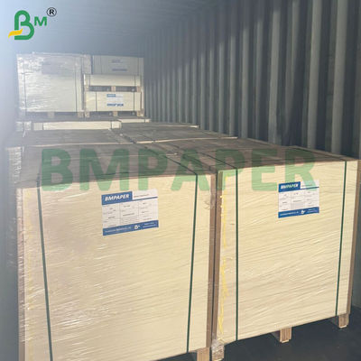 0.7mm 0.9mm Gading Putih Uncoated Karton Paja Untuk Minum Coaster 70 x 100cm