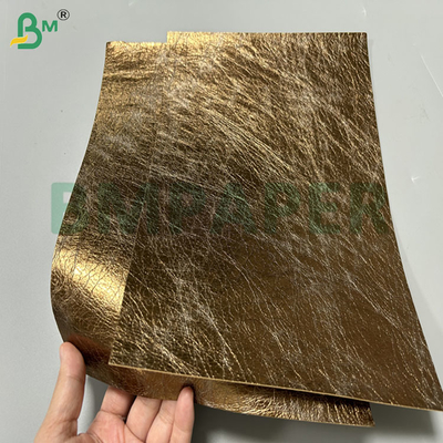 0.55mm 0.8mm 150cm Lebar Warna Emas Brown Kerut Kertas Jacron Untuk Tas Wanita