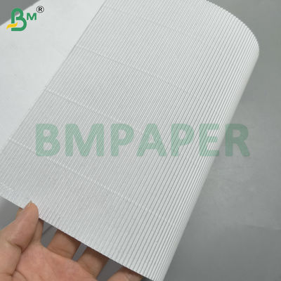 Single-Face Wave Paper Warna Putih Untuk Packaging cushioning