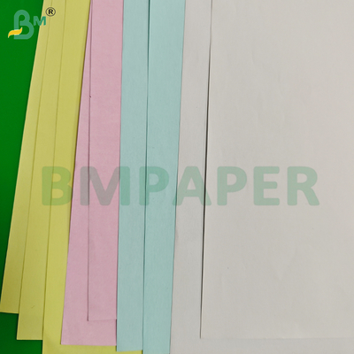 Gulungan Kertas NCR Gambar Jelas Putih Merah Muda Hijau Kuning 75gsm 80gsm
