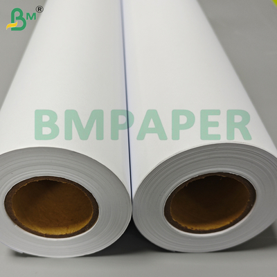 Gulungan Kertas Plotter CAD Presisi Tinggi 20lb untuk Gambar Profesional