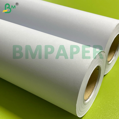 80gm 610*50m Tidak dilapisi Putih Absorpsi Tinta Baik CAD Plotter Paper