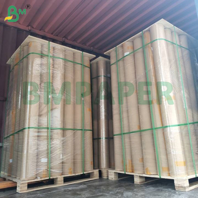 Kertas Kraft Bergaris Coklat MG 1 Sisi 50g 60g Untuk Kemasan Makanan Lebar 60cm