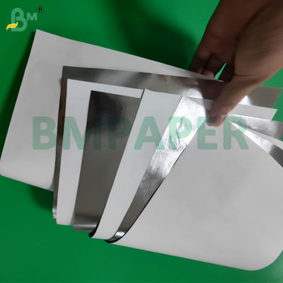 56g 70g Food Grade Silver Aluminium Foil Paper Untuk Membungkus Burger 760mm