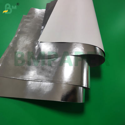 56g 70g Food Grade Silver Aluminium Foil Paper Untuk Membungkus Burger 760mm