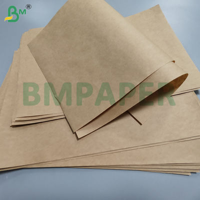 Kertas Kraft Cokelat Kantong 75gsm 80gsm Untuk Kantong Semen 65 x 100cm Extensible
