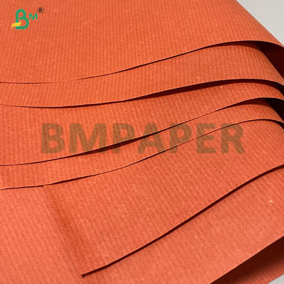 65gsm Red Good Tensile Strength Stripped Kraft Paper Sheets