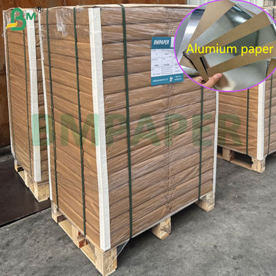 Kertas Aluminium Laminasi Kraft Belakang 200gram 250gram Untuk Mengemas Barang Kering 70 x 100cm