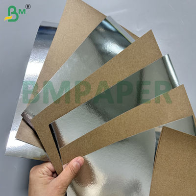 Kertas Aluminium Laminasi Kraft Belakang 200gram 250gram Untuk Mengemas Barang Kering 70 x 100cm