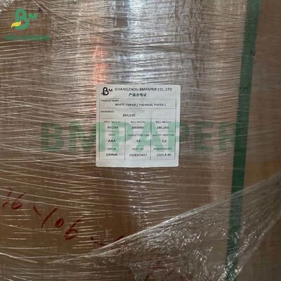 Permukaan halus 60gr 65gr 70gr BPA Bebas Heat Sensitive Paper Thermal Roll