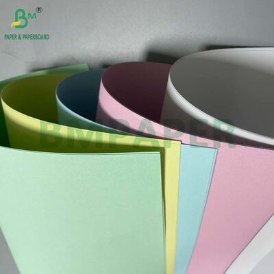 60gr CB White 53gr CFB Yellow 57gr CF Pink NCR Paper In Roll 9.5inch