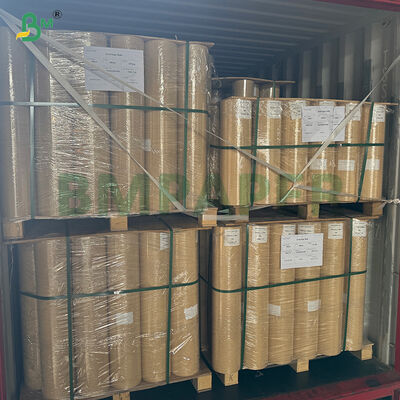 38lb bahan makanan tahan panas Pink Kraft Butcher Paper 12' 15' 18' 24' untuk Meat Packing