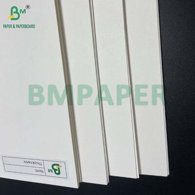 Papan Tatakan Gelas Tanpa Lapisan 455mm x 650mm 390GSM Putih Alami Untuk Tatakan Bir
