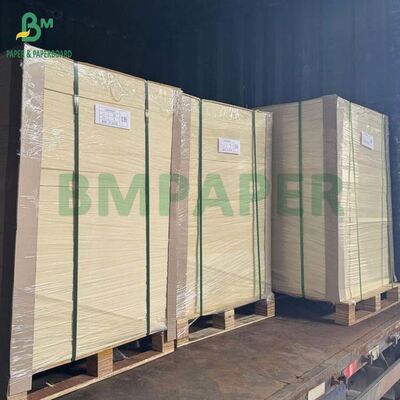 Papan Tatakan Gelas Tanpa Lapisan 455mm x 650mm 390GSM Putih Alami Untuk Tatakan Bir