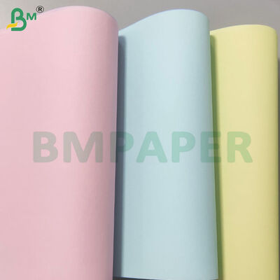 60 gm 75 gm NCR Karbonless Paper Rolls untuk Multi Forms Printing