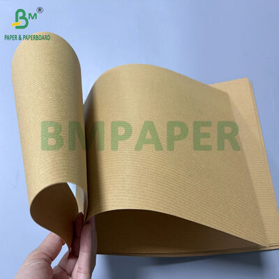 70gm 80gm Lapisan MG Ribbed Kraft Paper Untuk Kantong Makanan 40cm 50cm Reel