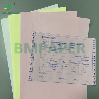 Kertas Salinan Karbon Bebas Premium Kontras Tinggi Gambar Biru 48gsm 75gsm untuk Salinan Jelas