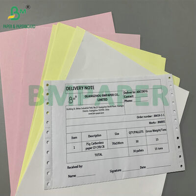 Kertas Salinan Karbon Bebas Premium Kontras Tinggi Gambar Biru 48gsm 75gsm untuk Salinan Jelas