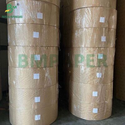Gulungan Jumbo Kertas Termal Gambar Hitam 48gsm 50gsm 60gsm 70gsm untuk Label