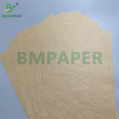 Premium Natural 50gsm 60gsm Ribbed Kraft Paper untuk pembungkus hadiah dan kerajinan