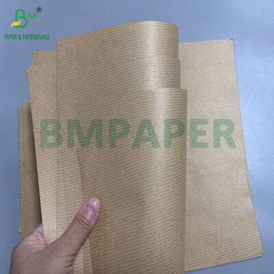 60gm Lapisan MG Ribbed Kraft Paper Untuk Bunga Bungkus 7kg x 75cm gulungan