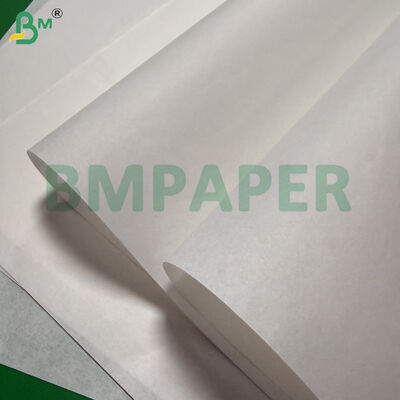 50gm White Glassine Paper Roll Untuk Membuat Pengemasan Makanan Goreng 500mm Lebar