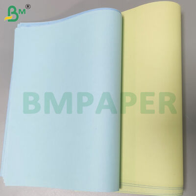 75gm 55gm Hitam/biru Gambar Custom Roll Lebar NCR Paper Rolls