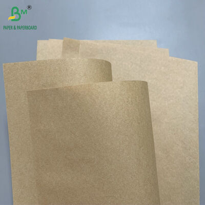 Tidak beracun tahan lemak 30gsm 35gsm Brown Greaseproof Paper Sandwich Wrap untuk Chips Burger