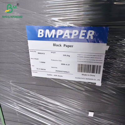 800gsm 1200gsm 1600gsm Kertas Hitam Karton Kaku 72cm X 102cm untuk Bingkai Foto