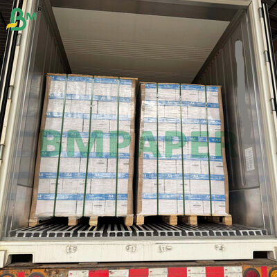 Single Part NCR Paper 20lb Lapisan Karbonless Paper Gambar Salinan Biru