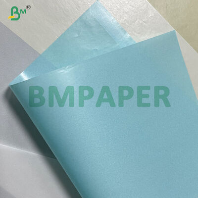 Kertas Glassine Biru Tembus Tahan Suhu Tinggi Untuk Label Perekat Diri