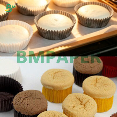 Non-toksik Grease Resistant Premium Muffin Paper 38gsm 40gsm Untuk toko roti