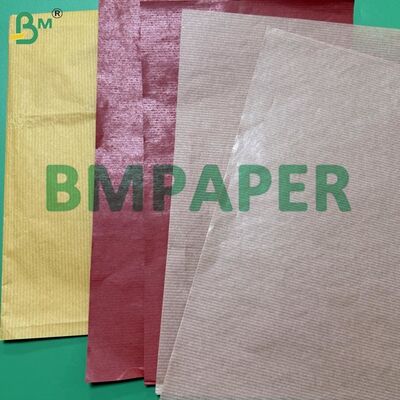 40gsm Ribbed Kraft Paper 26inches By 31inches Wrapping Kraft Golden Yellow Mesin Kaca Satu Sisi