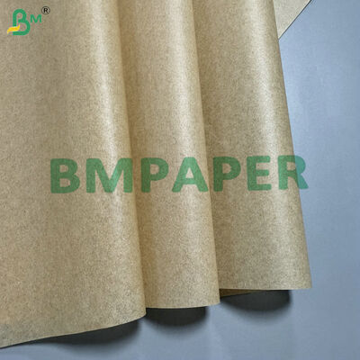 Gulungan Kue Silikon Anti Lengket, Kertas Perkamen 30gsm 40gsm Tidak Dikelantang Tahan Minyak 12"x100ft