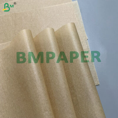 Gulungan Kue Silikon Anti Lengket, Kertas Perkamen 30gsm 40gsm Tidak Dikelantang Tahan Minyak 12"x100ft