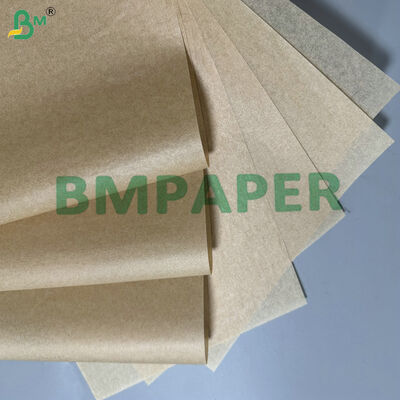 Gulungan Kue Silikon Anti Lengket, Kertas Perkamen 30gsm 40gsm Tidak Dikelantang Tahan Minyak 12"x100ft