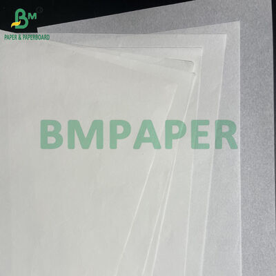 Tahan Kelembaban 25gm sampai 40gm Food Grade White Paper Roll untuk Membungkus Tortilla