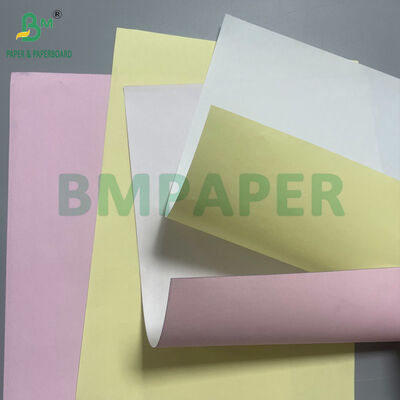 70G 80G Karbonless Paper Bagian atas wajah berwarna Bagian belakang wajah putih 70cm X 100cm