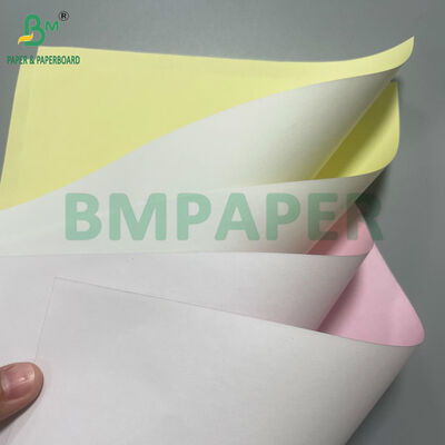 70G 80G Karbonless Paper Bagian atas wajah berwarna Bagian belakang wajah putih 70cm X 100cm