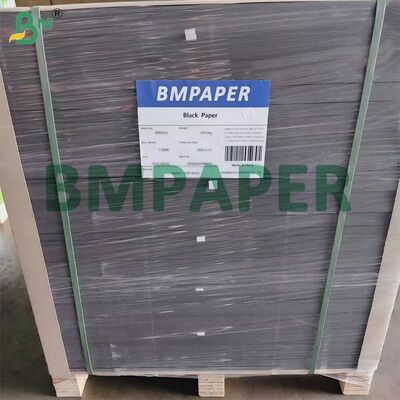 80gm 90gm Food Grade Black Virgin Kraft Paper Cut Sheets Food Wrapping Kraft Stock Sheets Bahan makanan