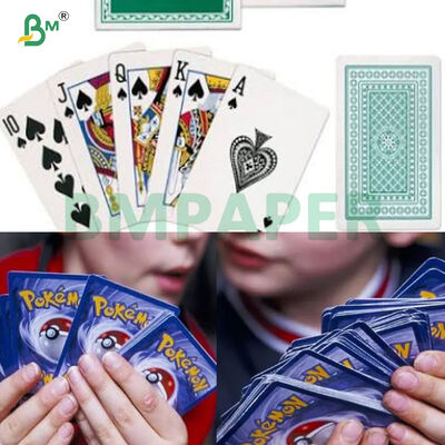 Kertas Kartu Koleksi TCG Inti Hitam 310gsm Kaku Tinggi