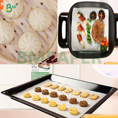 Kertas Roti Silikon Non-Lengket Dapur 40g yang Dapat Digunakan Kembali