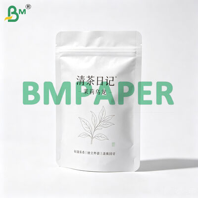 Kertas Berlapis Glossy Satu Sisi C1S 80gsm Untuk Amplop Luar Sachet Kantong Teh