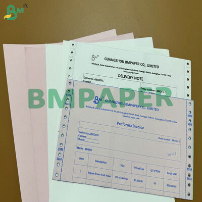 Kertas Salin Karbonless A4 2-Ply 3-Ply 70gsm Putih Pink untuk Faktur & Kuitansi