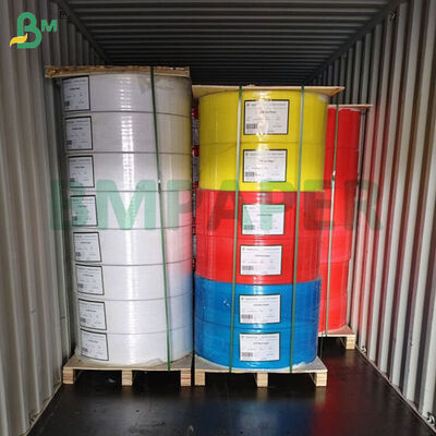 70g 60g Digital Karbonless Paper Rolls kecil 8.5in 12in Gambar Hitam Kualitas Tinggi