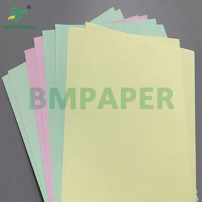 Kertas NCR 55gsm 75gsm untuk Printer Dot Matrix 2 Lapis 3 Lapis Formulir Bisnis
